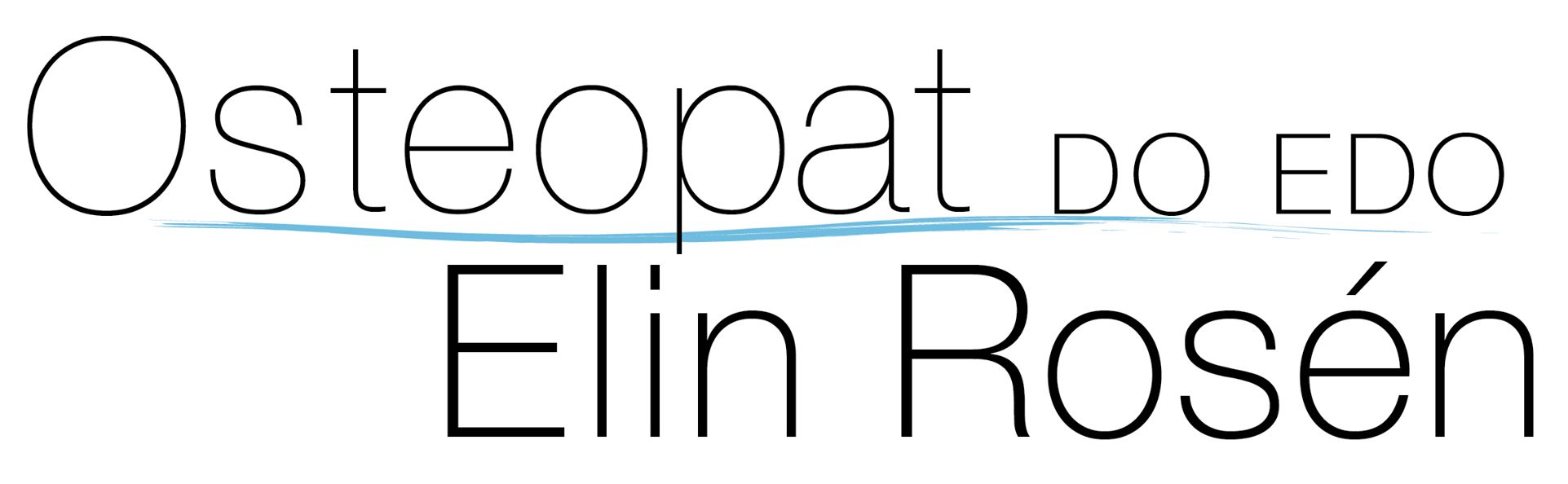 Logotype Osteopat Do Edo Elin Rosén